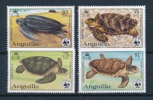 [53848] Anguilla 1983 Marine life WWF Sea turtles MNH