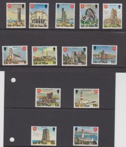 Isle of Man 1978 Landmarks set 13,  U/Mint NHM