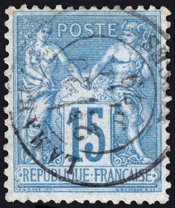France - Scott 92b - Used - Poor Centering