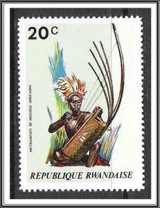 Rwanda #515 Musical Instrument MNH