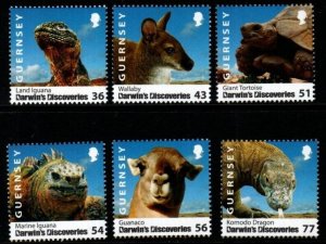 GUERNSEY SG1267/72 2009 DARWIN'S DISCOVERIES MNH