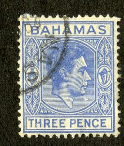 BAHAMAS 105a  USED SCV $1.60 BIN .70 ROYALTY