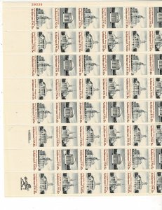 Architecture 15c US Postage Sheet of 50 #1838-41 VF MNH