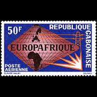 GABON 1965 - Scott# C36 Europafrique Set of 1 NH