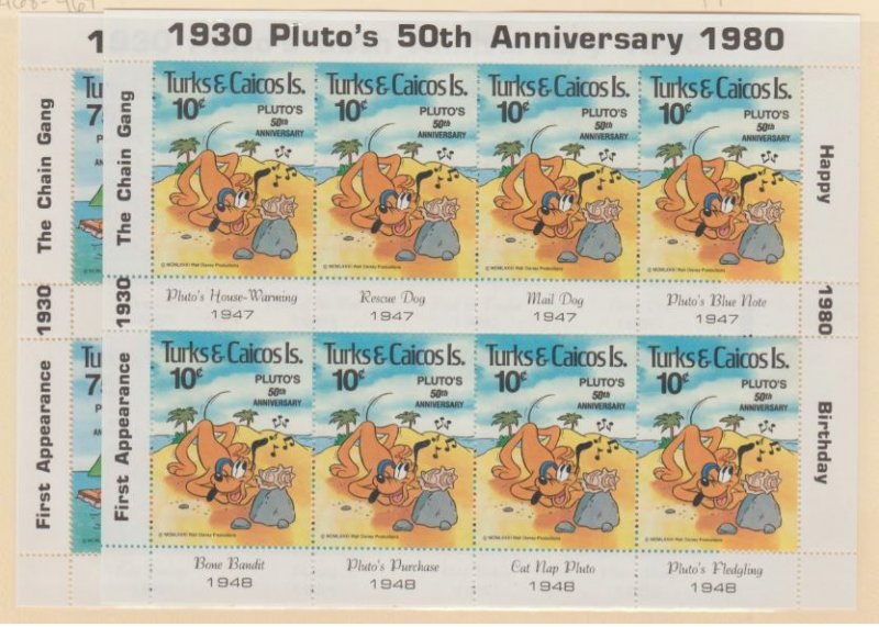 Turks & Caicos Scott #468-469 Stamps - Mint NH Souvenir Sheet Set