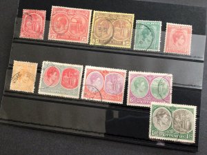 St Kitts Nevis mounted mint or used stamps Ref 63070