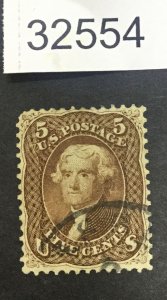 US STAMPS #76 USED LOT #32554