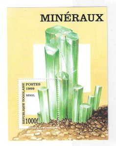 Togo 1999 Minerals Baryl S/S Sc 1861a MNH C1