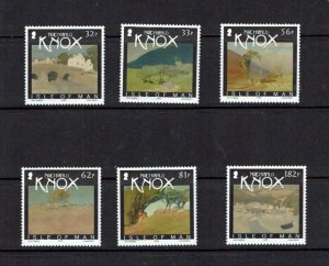 Isle of Man: 2009, Paintings by Archibold Knox,  MNH Set.