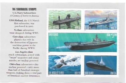 US #3373-77  MNH Sheet - The Submarine Stamps