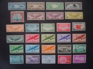 C7-C12 C16 C17 C19 C20-C24 C25-C31 C34-C36 C42-C44 C46 MNH OG VF CV $136 #1b