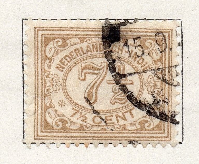 Dutch Indies 1912 Early Issue Fine Used 7.5c. 099218