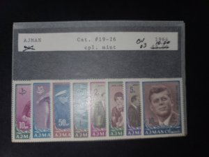 Ajman #19-26 MNH Complete Set 1964