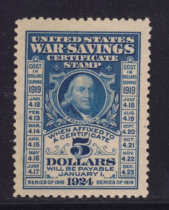 WS4  VF-XF OG mint never hinged with nice color cv $ 700 ! see pic !