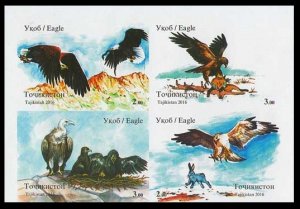 2016 Tajikistan 719-722VBb Birds of Prey / Eagles (edition 400) 50,00 €