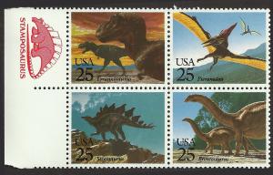# 2422-2425 MINT NEVER HINGED PREHISTORIC ANIMALS