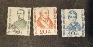 germany Bundepost - 40+10 Florence Nightingale and used Lot #704