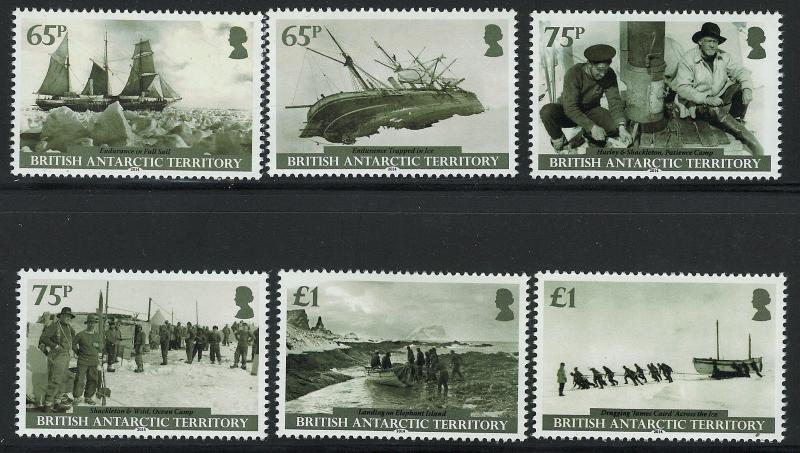 British Antarctic Territory Scott 471-476!Ships Fisher Men! MNH!