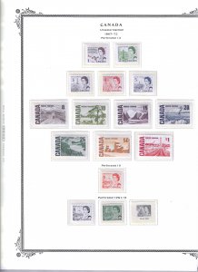 CANADA COLLECTION 1953-1999 SCOTT PAGES-CLEAR MOUNTS- MINT NH SCOTT BINDER/COVER
