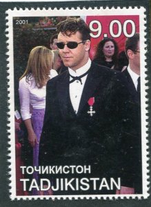 Tajikistan 2001 RUSSELL CROWE Australian Actor 1 Stamp Perforated Mint (NH)