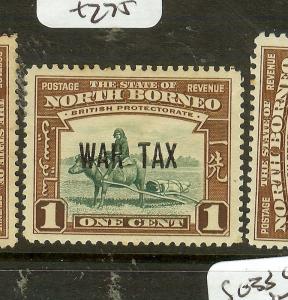 NORTH BORNEO (P0502BB) 1C  COW WAR TAX  SG318  MOG