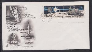 1434 - 1435 Space Achievements Unaddressed ArtCraft FDC