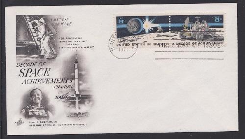 1434 - 1435 Space Achievements Unaddressed ArtCraft FDC