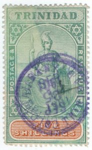 (I.B) Trinidad Revenue : Duty Stamp 5/-