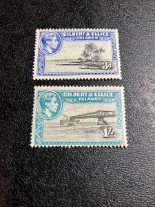 Gilbert & Ellice Scott 45a 48a Mint