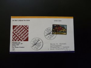 first flight cover Las Palmas Frankfurt  Airbus A300 Lufthansa 1978