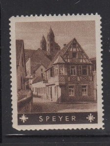 German Tourism Advertising Stamp - Cities, Towns & Landmarks - Speyer - MNH