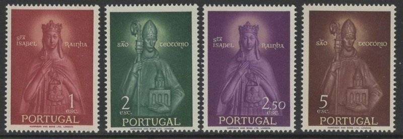 PORTUGAL SG1150/3 1958 ST.ELIZABETH & ST.TEOTONIO COMMEMORATION MNH 