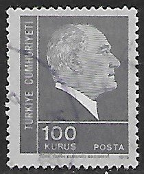 Turkey # 1924 - Kemal Atatürk - used -....{DGr10}