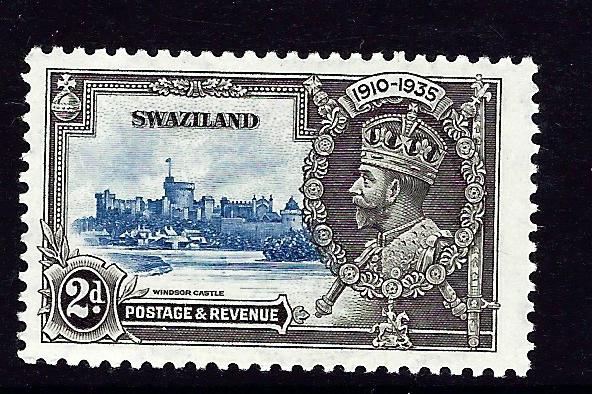 Swaziland 21 NH 1935 KGV Silver Jubilee