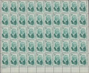 US #1235   Cordell Hull   Full sheet of 50  MNH
