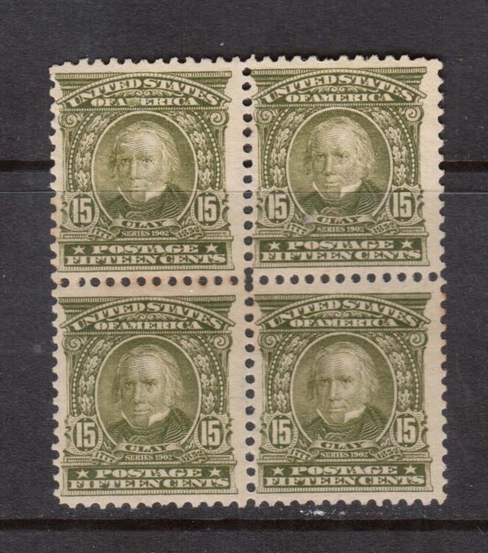 USA #309 Mint Block