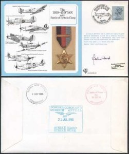 DM10a The 1939 to 1945 Star with Battle of Britain Clasp Signed by J.A. Ward (N)