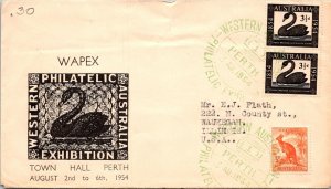 Australia 1954 - WA Philatelic Exhibition - Perth - F59578