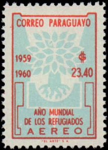 Paraguay #C255-C268, Complete Set(4), 1960, Hinged
