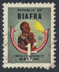 Nigeria Biafra   SC# 3 Used    see details and scans 