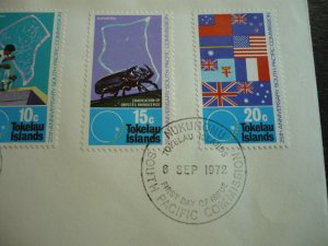 Stamps - Tokelau Islands - Scott# 33-36 - First Day Cover