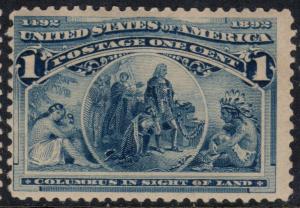 U.S. Scott #230 1-Cent Stamp - Mint NH Single