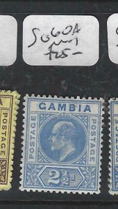 GAMBIA  (P0607B)  KE    2 1/2 D       SG 60A     MOG