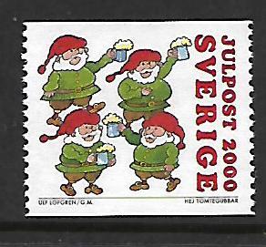 SWEDEN 2401 MNH CHRISTMAS ISSUE 2000