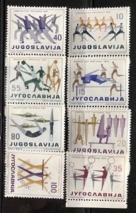 Yugoslavia 547-554 MNH