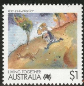 AUSTRALIA Scott 1078 MNH** 1988 1$ cartoon stamp