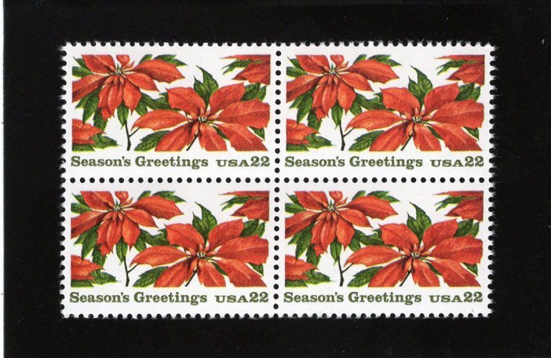 2166 Christmas, MNH blk/4