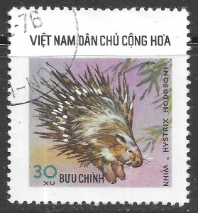 Vietnam North Scott 811 CTO 30xu Himalayan Porcupine Issue of 1976