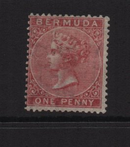 Bermuda 1861 SG1 One Penny CC watermark mint no gum