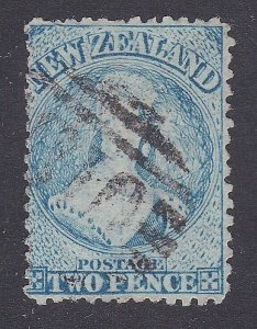 NEW ZEALAND 1864 FFQ 2d perf 13 wmk NZ - used SG105 CP A2j(x) cat NZ$500....H853